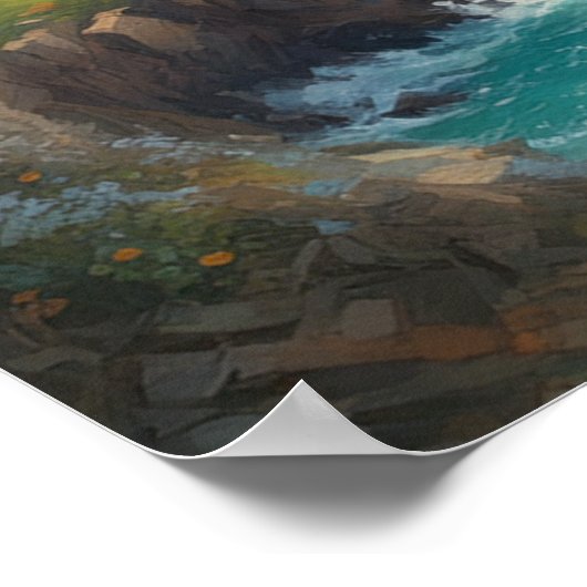 Chroniken auf der Bergspitze, Echos aus dem Mittel Poster (Ecke)