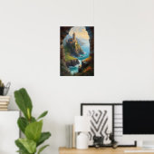 Chroniken auf der Bergspitze, Echos aus dem Mittel Poster (Heimbüro)