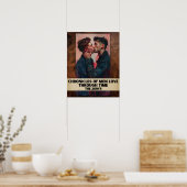 Chroniken der Liebe der Menschen durch die Zeit, d Poster (Küche)