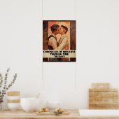 Chroniken der Liebe durch die Zeit der 1960er Jahr Poster (Küche)