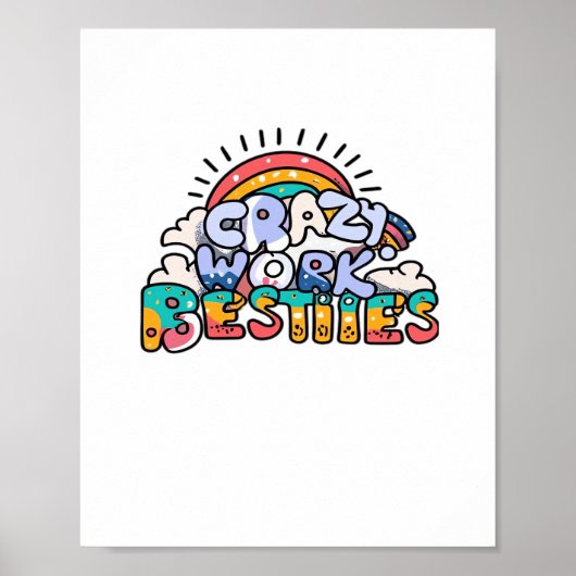 Chroniken von Crazy Work Besties arbeiten als Gesc Poster (Vorne)