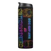 Chroniken von Mensch und Hund Thermosbecher (Nach rechts gedreht)