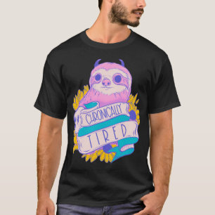 Chronisch müde Sloth - Sleepy Sloth Art Gelassen T-Shirt