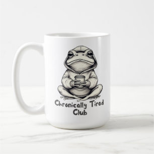 Chronisch müder Club Frosch Tassen – Kaffee Frosc