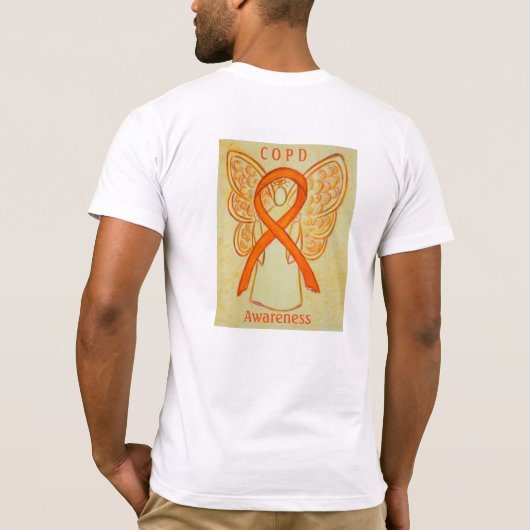 Chronisch obstruktive Lungenerkrankung Ribbon T-Sh T-Shirt (Rückseite)