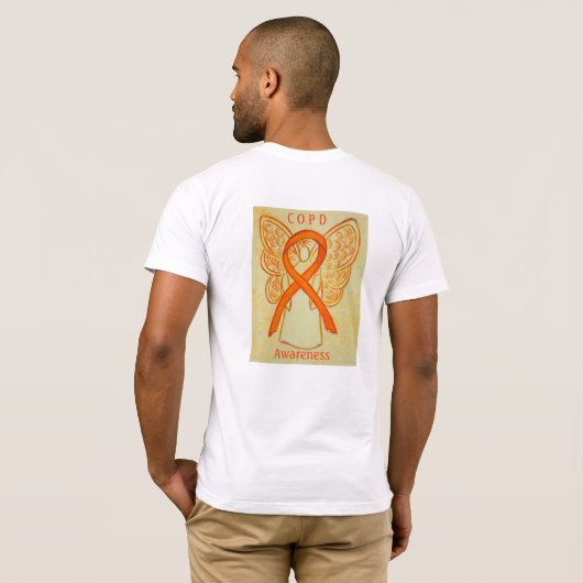Chronisch obstruktive Lungenerkrankung Ribbon T-Sh T-Shirt (Schwarz voll)