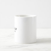 Chronisch online lustiges Doomscrolling Mädchen Kaffeetasse (Mittel)