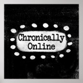 Chronisch Online Poster Wall Art (Vorne)