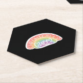 Chronisch Queer Aufkleber Untersetzer (angewinkelt)