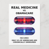 Chronisch unversichert postkarte (Vorderseite)