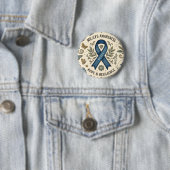 Chronische Fatigue ME/CFS-Kriegerin Button (Beispiel)