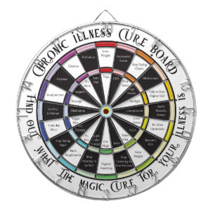 Chronische Krankheit Heilung Dartboard Dartscheibe