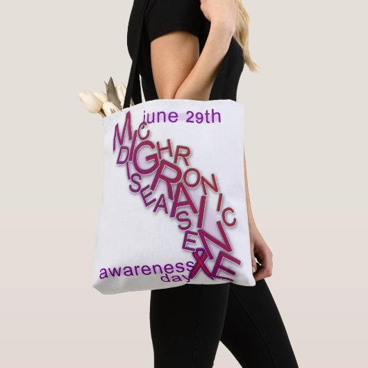 Chronische Migräne-Krankheit - Wort-Jagd - Tasche (Von Nahem)
