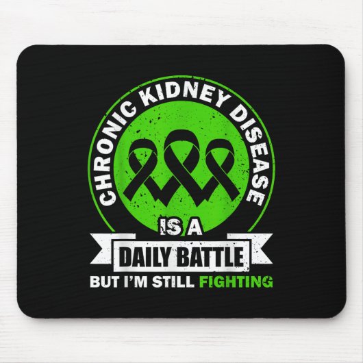 Chronische Nierenerkrankung ist ein täglich gefäls Mousepad (Vorne)