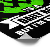 Chronische Nierenerkrankung ist ein täglich gefäls Poster (Ecke)