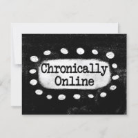 Chronische Online-Grußkarte