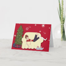 Chronische Weihnachtskarte