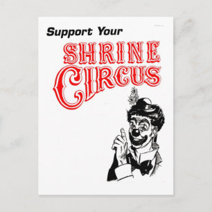 Chronischer Clown Postkarte