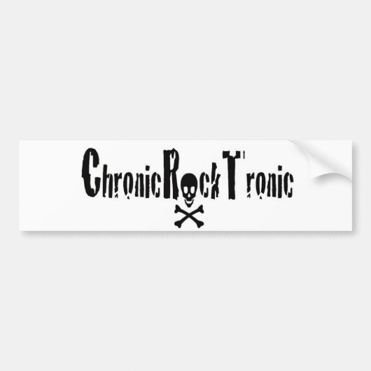 Chronischer Felsen Tronic Gang Autoaufkleber (Vorne)