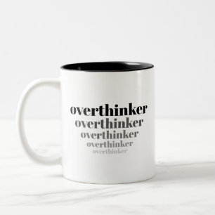 Chronischer Grübler Becher Zweifarbige Tasse