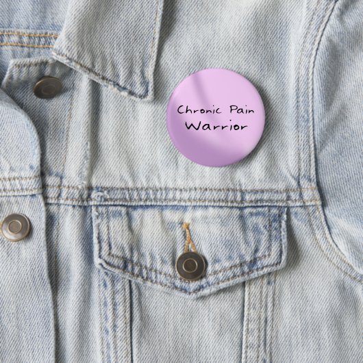 Chronischer Schmerz-Kriegers-Knopf Button (Beispiel)