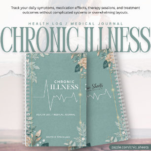 Chronisches Krankheits-Gesundheitslogbuch/Medizini Notizblock