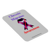 Chronisches Migräne-Bewusstsein Magnet (Rechte Seite)