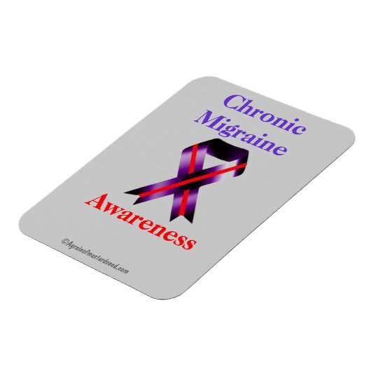 Chronisches Migräne-Bewusstsein Magnet (Linke Seite)