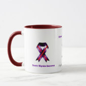 Chronisches Migräne-Bewusstsein Tasse (Links)