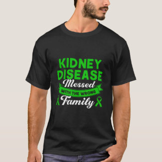 Chronisches Ney-Krankheitsbewusstsein Ckd Unterstü T-Shirt