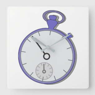 Chrono Quadratische Wanduhr