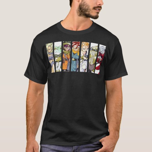 Chrono Trigger Hauptcharaktere T-Shirt (Vorderseite)