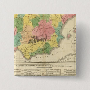 Chronologische Karte Spaniens und Portugals Button
