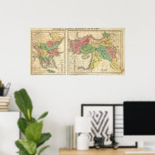 Chronologische Karte Türkei Poster (Heimbüro)