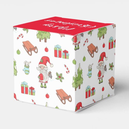 Chrsitmas Geschenkbox Geschenkschachtel (Rückseite)