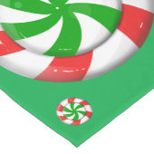 Chrstmas Candy Großer Tischläufer (Ecke)