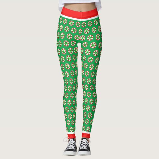 Chrstmas Candy Leggings (Vorderseite)