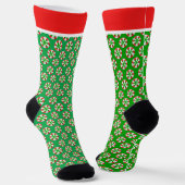 Chrstmas Candy Socken (Gewinkelt)