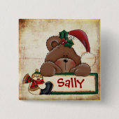 Chrtimstas Strumpf-Aufkleberknopf Button (Vorderseite)