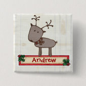 Chrtimstas Strumpf-Aufkleberknopf Button (Vorderseite)