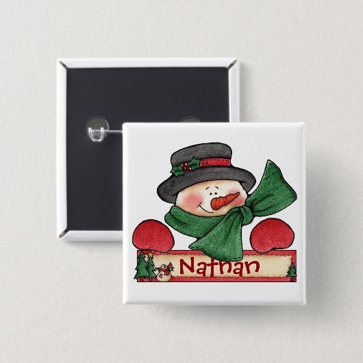 Chrtimstas Strumpf-Aufkleberknopf Button (Vorne & Hinten)
