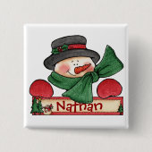 Chrtimstas Strumpf-Aufkleberknopf Button (Vorderseite)