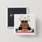 Chrtimstas Strumpf-Aufkleberknopf Button (Vorne & Hinten)
