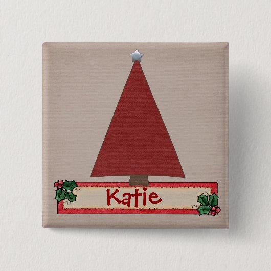 Chrtimstas Strumpf-Aufkleberknopf Button (Vorderseite)