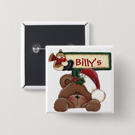 Chrtimstas Strumpf-Aufkleberknopf Button (Vorne & Hinten)
