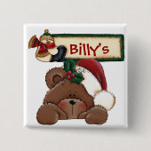 Chrtimstas Strumpf-Aufkleberknopf Button (Vorderseite)