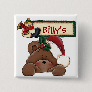 Chrtimstas Strumpf-Aufkleberknopf Button