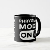 Chrygian Music Mode On - Tasse (VorderseiteRechts)