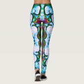 Chrysalien in Leggings mit Waldschnee (Rückseite)