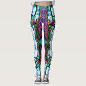 Chrysalien in Leggings mit Waldschnee (Vorderseite)